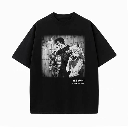 SAILOR MOON ANIME OVERSIZED TEE -[FRONT]