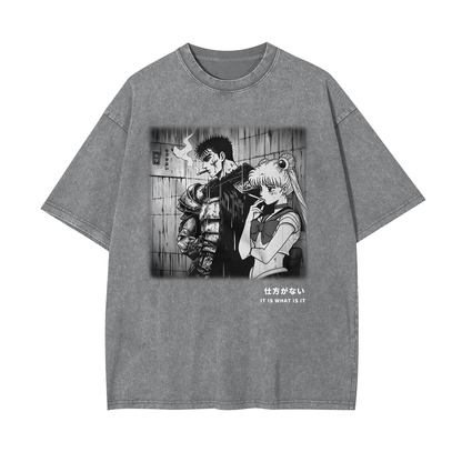 SAILOR MOON ANIME OVERSIZED TEE -[FRONT]