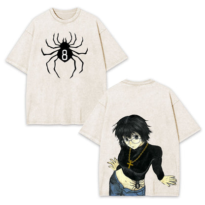 SHIZUKU MURASAKI UNISEX WASHED TEE丨HUNTER×HUNTER-[DS]
