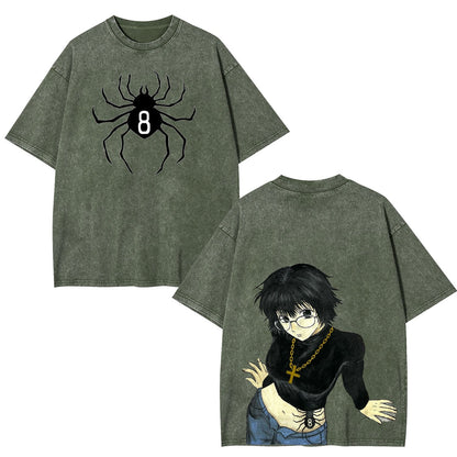 SHIZUKU MURASAKI UNISEX WASHED TEE丨HUNTER×HUNTER-[DS]