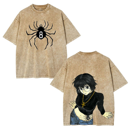 SHIZUKU MURASAKI UNISEX WASHED TEE丨HUNTER×HUNTER-[DS]