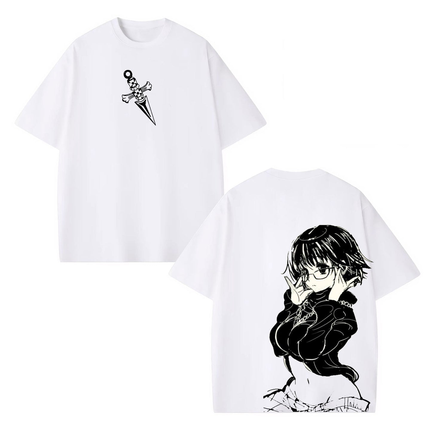 SHIZUKU MURASAKI UNISEX WASHED TEE丨HUNTER×HUNTER-[DS]