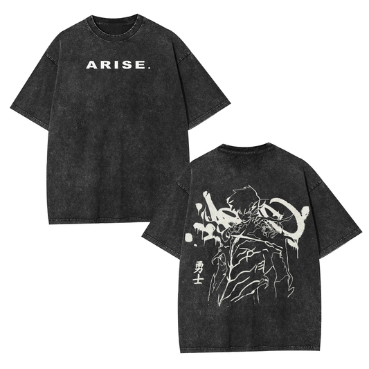 SOLO LEVELING ANIME UNISEX WASHED TEE -[DS]