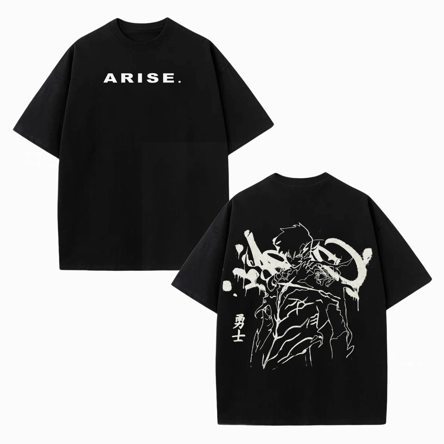 SOLO LEVELING ANIME UNISEX WASHED TEE -[DS]