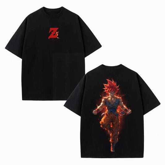 SON GOKU ANIME OVERSIZED TEE丨DRAGON BALL-[DS]