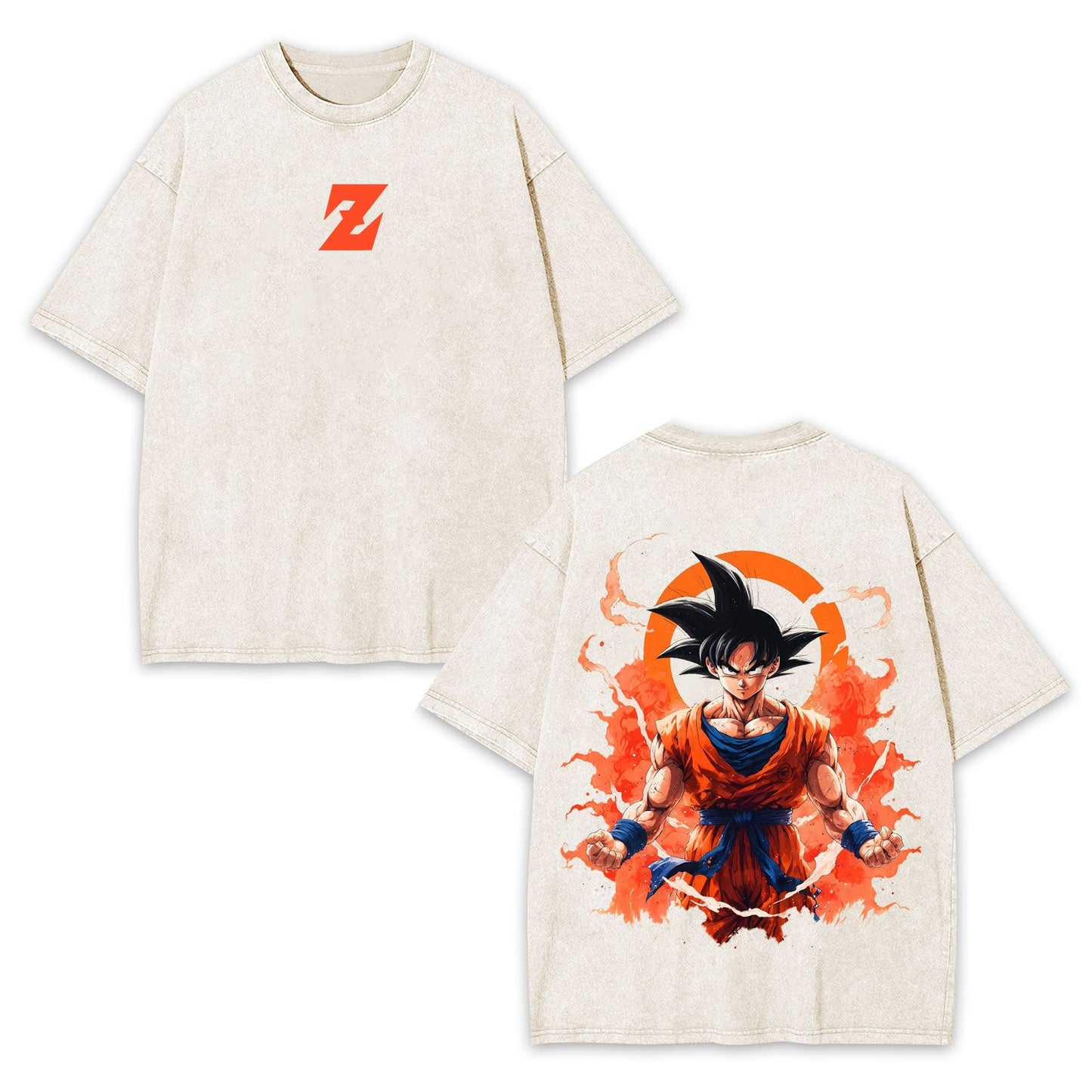 SON GOKU ANIME OVERSIZED TEE丨DRAGON BALL-[DS]