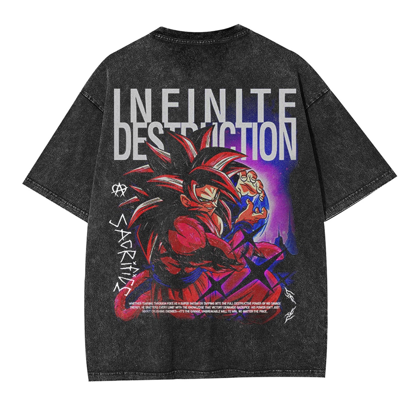 SON GOKU ANIME OVERSIZED TEE 丨 DRAGON BALL-[BACK]