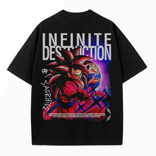 SON GOKU ANIME OVERSIZED TEE 丨 DRAGON BALL-[BACK]