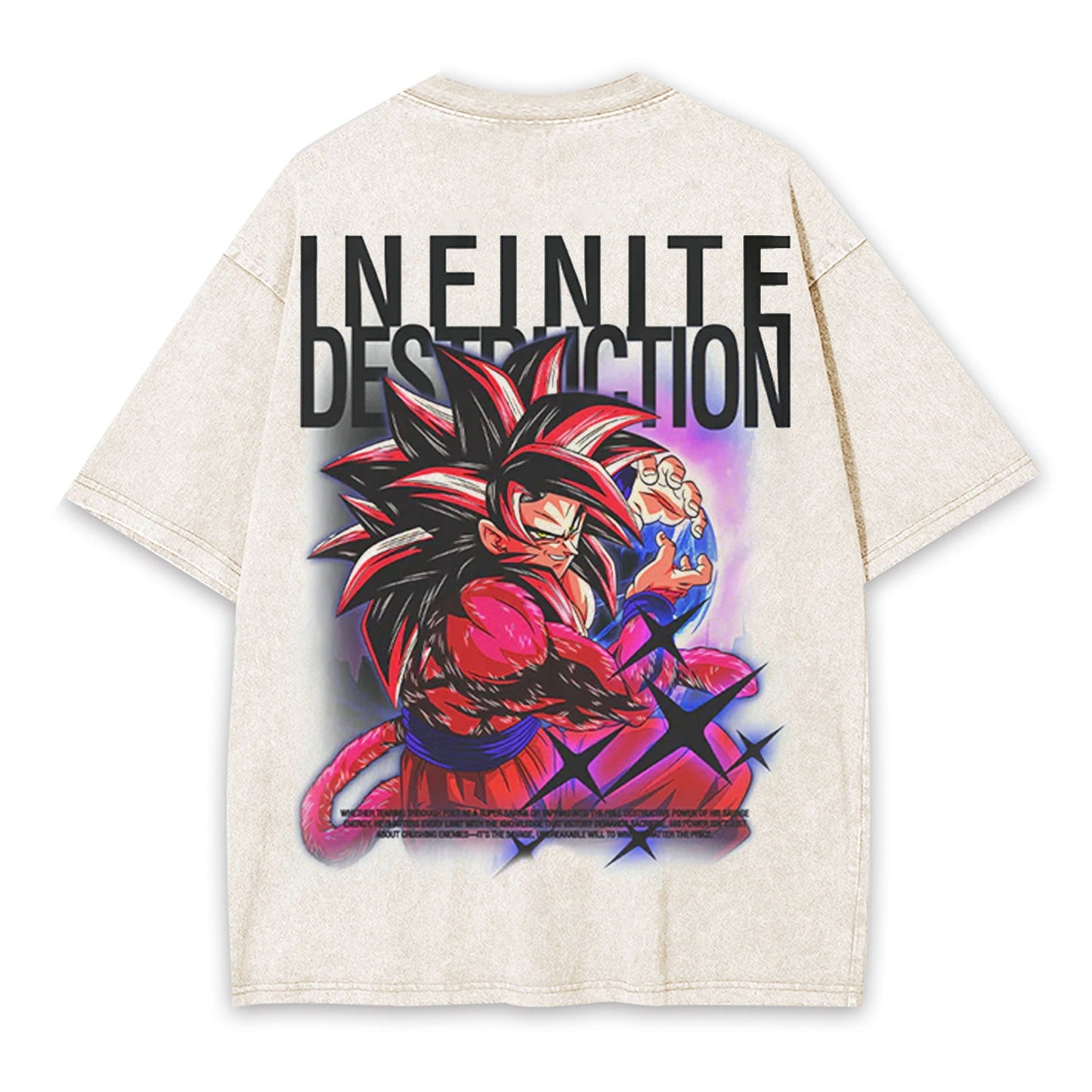 SON GOKU ANIME OVERSIZED TEE 丨 DRAGON BALL-[BACK]