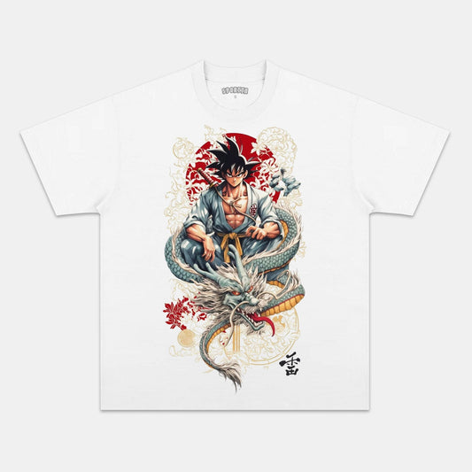 SON GOKU UNISEX ANIME INSPIRED VINTAGE T-SHIRT丨DRAGON BALL-[BACK]