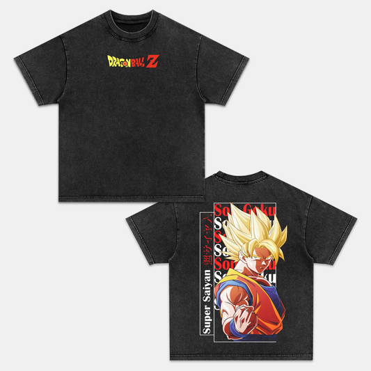 SON GOKU UNISEX ANIME INSPIRED VINTAGE T-SHIRT丨DRAGON BALL-[DS]