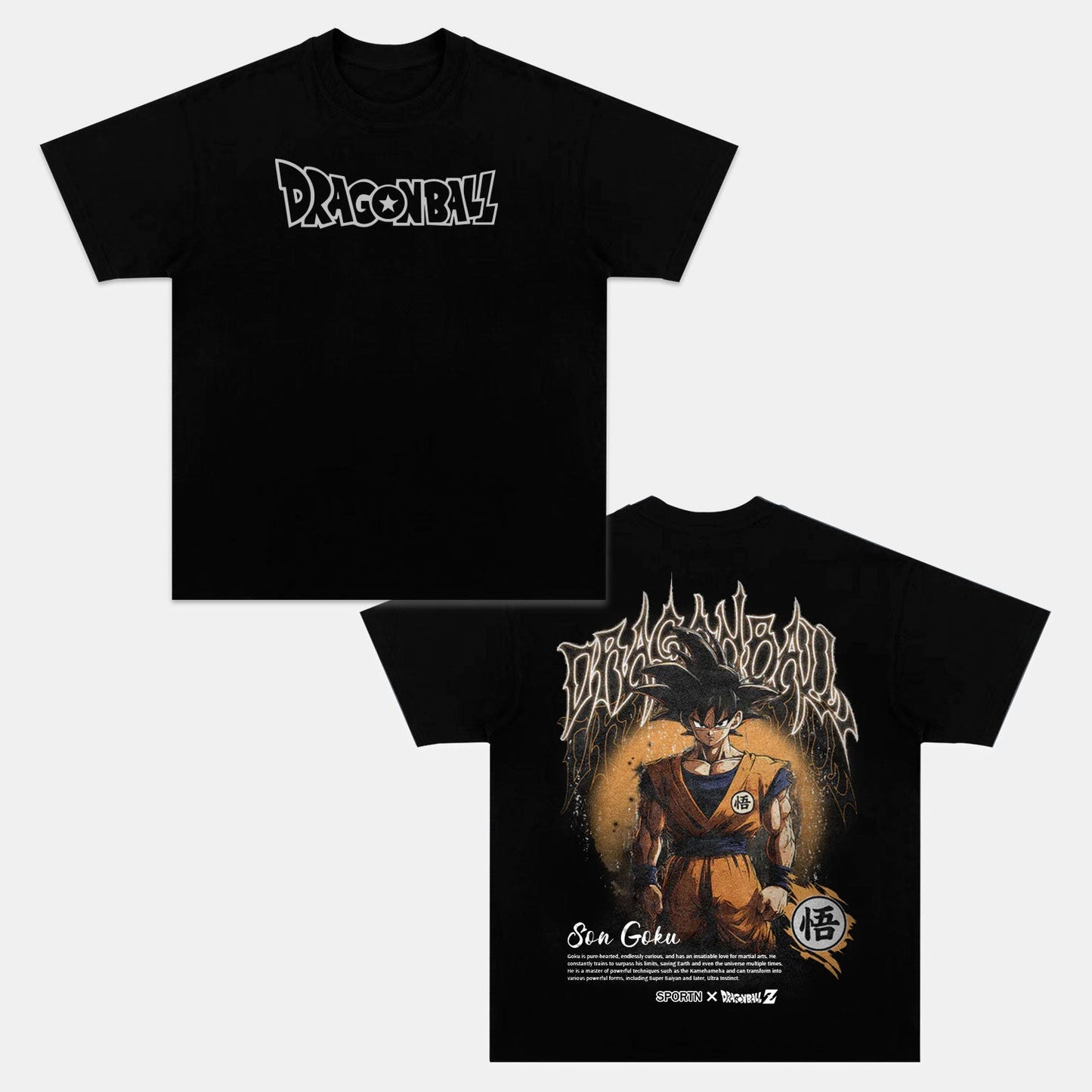 GOKU VINTAGE OVERSIZED TEE | DRAGON BALL Z-[DS]