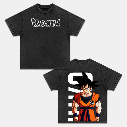 SON GOKU UNISEX ANIME INSPIRED VINTAGE T-SHIRT丨DRAGON BALL-[DS]