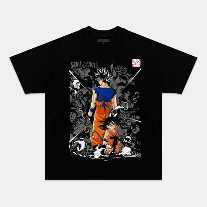 SON GOKU UNISEX ANIME INSPIRED VINTAGE T-SHIRT丨DRAGON BALL-[DS]