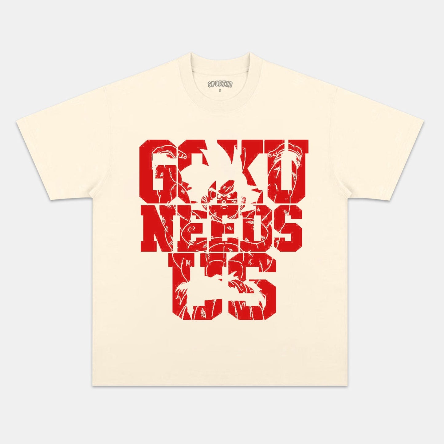 SON GOKU UNISEX ANIME INSPIRED VINTAGE T-SHIRT丨DRAGON BALL-[FRONT]