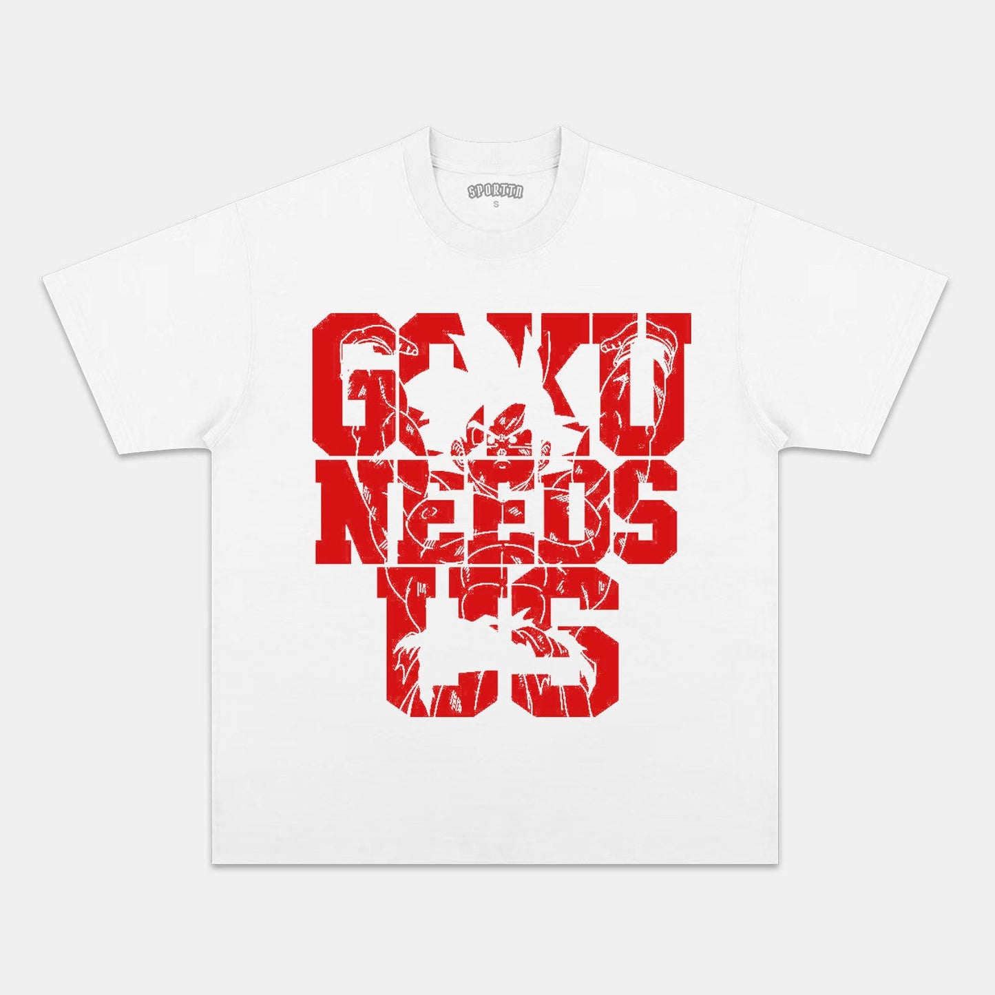SON GOKU UNISEX ANIME INSPIRED VINTAGE T-SHIRT丨DRAGON BALL-[FRONT]