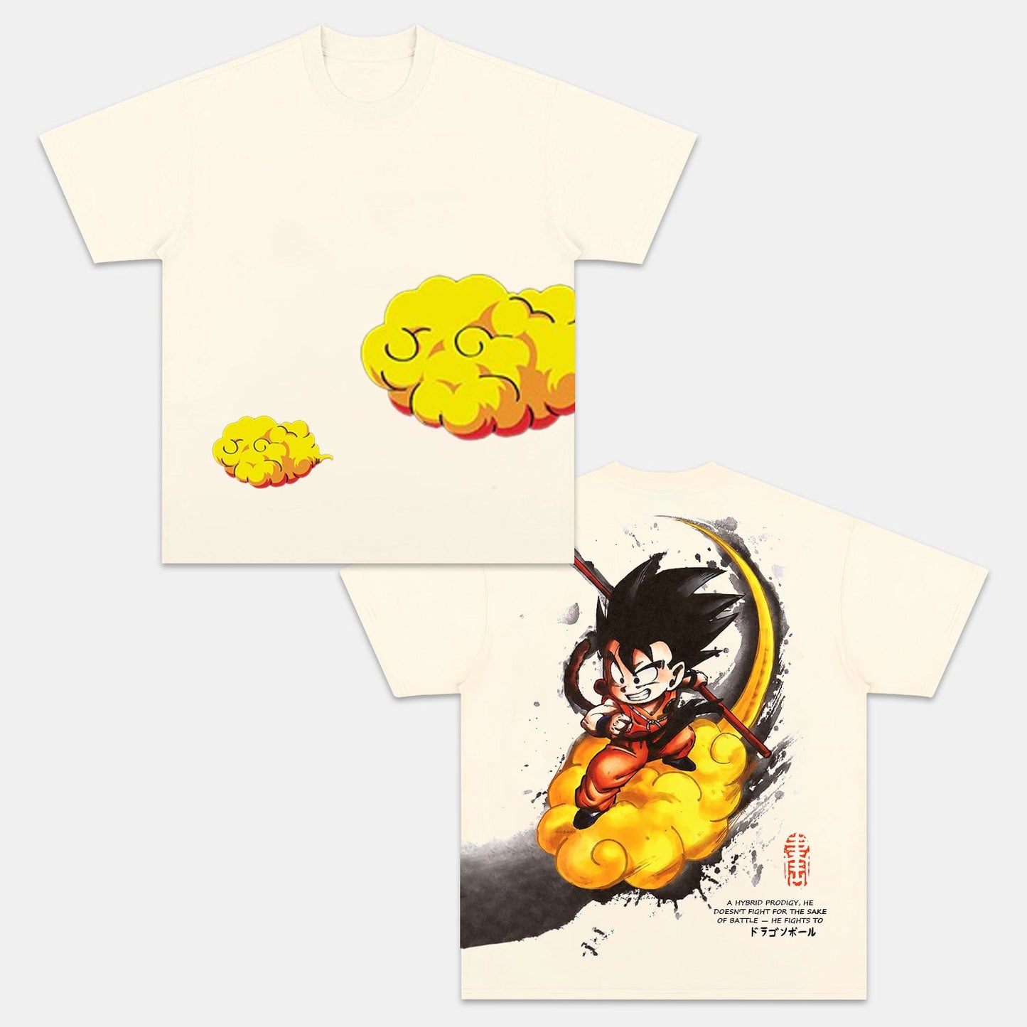 SON GOKU ANIME OVERSIZED TEE丨DRAGON BALL 7.5-[DS]