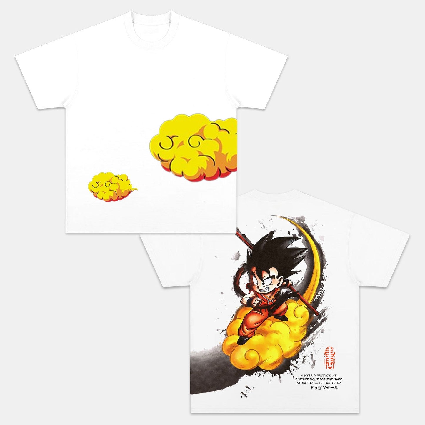 SON GOKU ANIME OVERSIZED TEE丨DRAGON BALL 7.5-[DS]