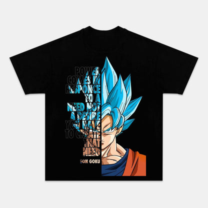SON GOKU ANIME OVERSIZED TEE丨DRAGON BALL-[BACK]