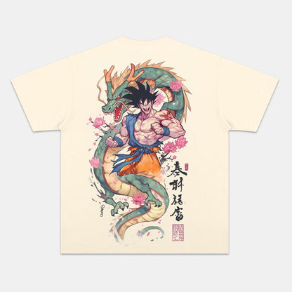 SON GOKU ANIME OVERSIZED TEE丨DRAGON BALL-[BACK]