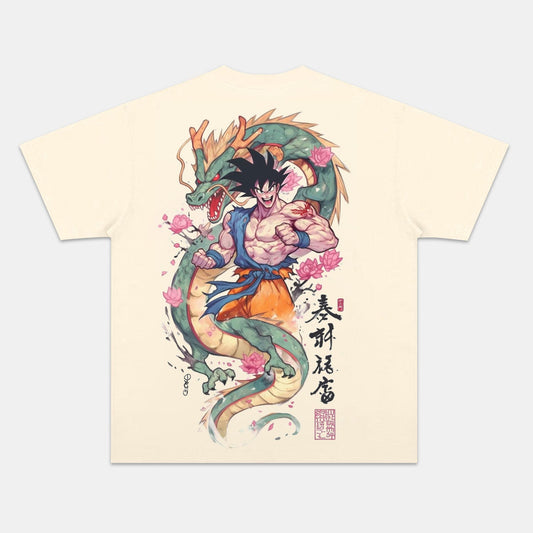 SON GOKU ANIME OVERSIZED TEE丨DRAGON BALL-[BACK]