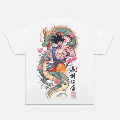 SON GOKU ANIME OVERSIZED TEE丨DRAGON BALL-[BACK]