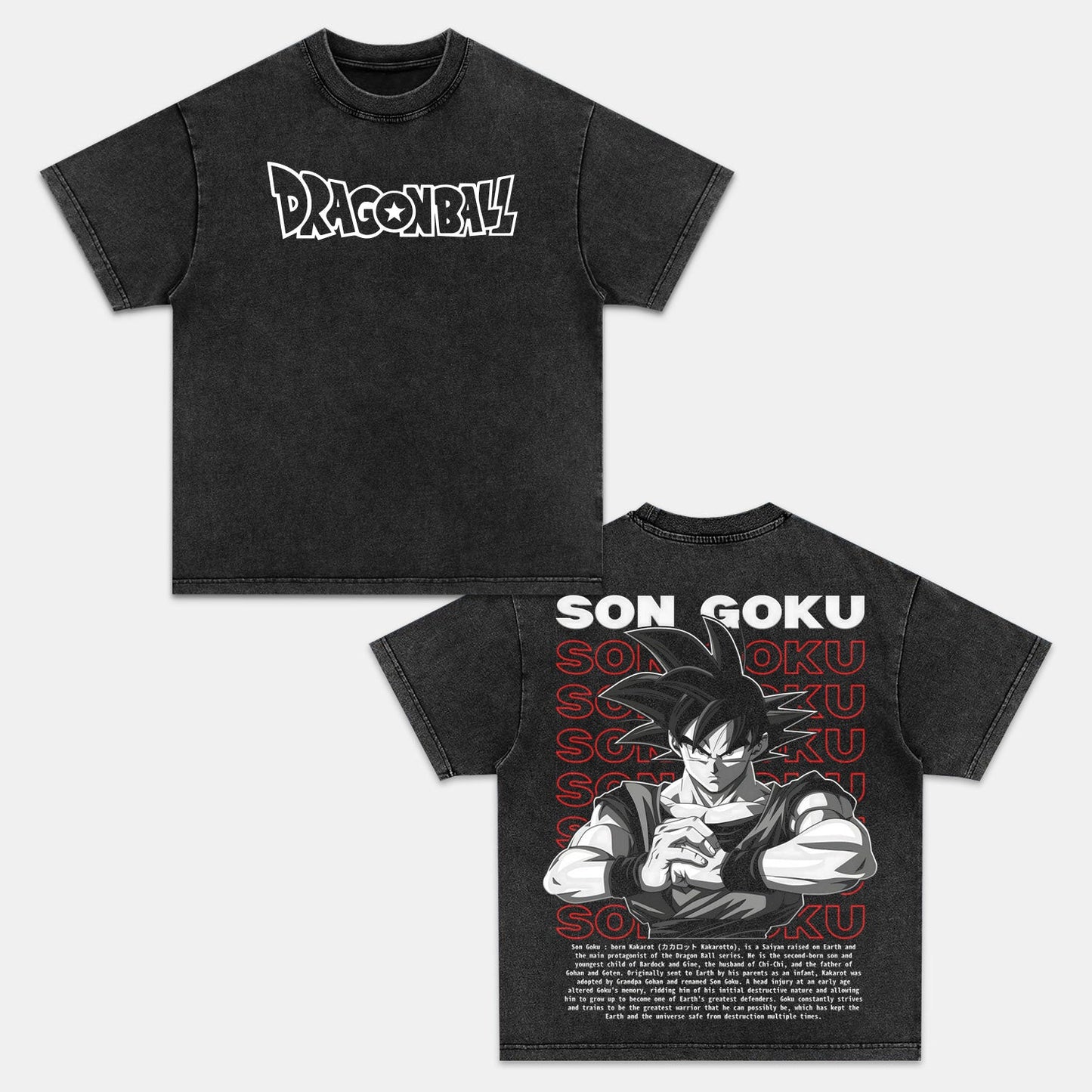 SON GOKU ANIME OVERSIZED TEE丨DRAGON BALL-[DS]
