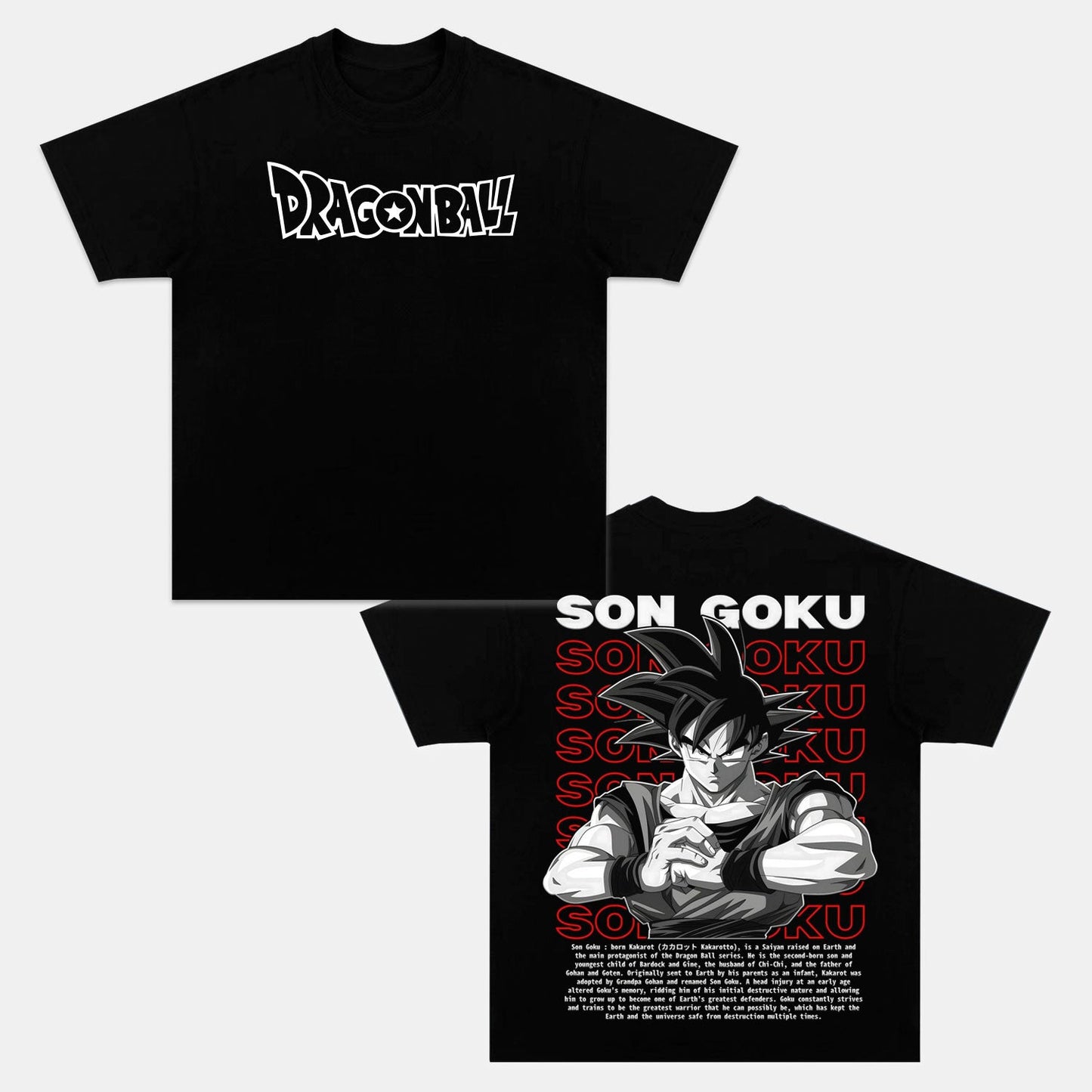 SON GOKU ANIME OVERSIZED TEE丨DRAGON BALL-[DS]