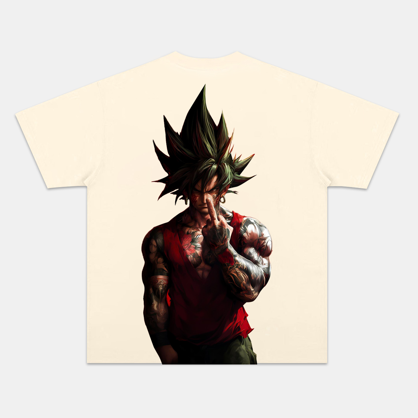 SON GOKU ANIME OVERSIZED TEE丨DRAGON BALL-[BACK]