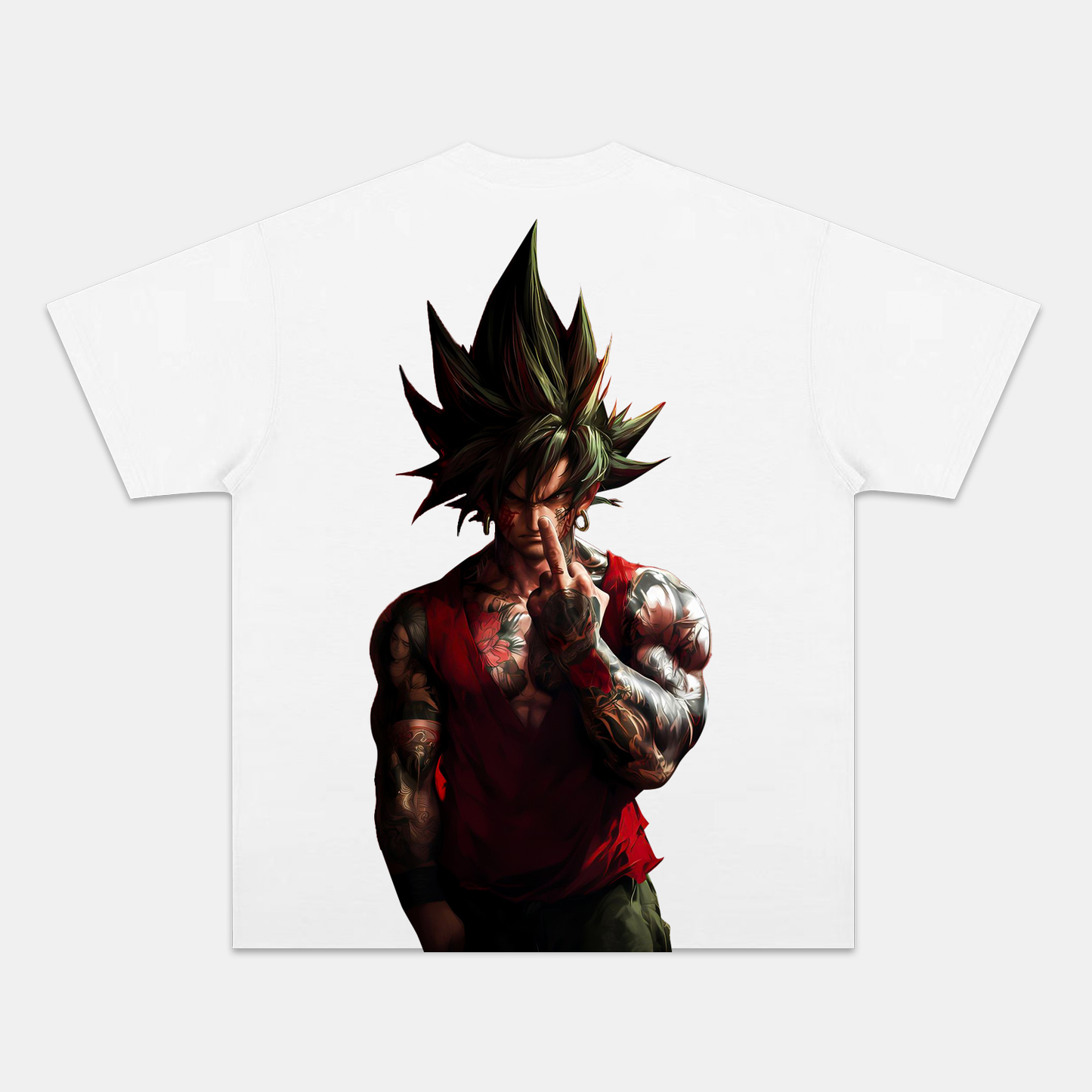 SON GOKU ANIME OVERSIZED TEE丨DRAGON BALL-[BACK]