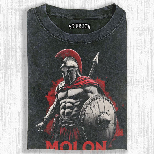 SPARTAN WARRIOR - THEMED RETRO TEE