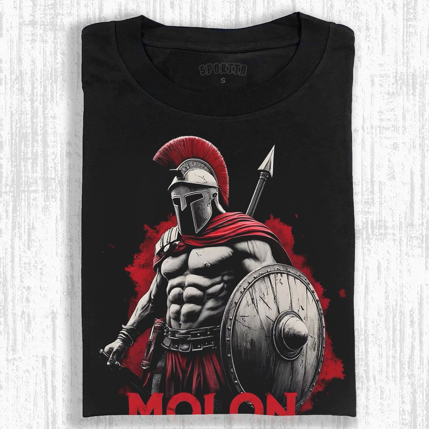 SPARTAN WARRIOR - THEMED RETRO TEE