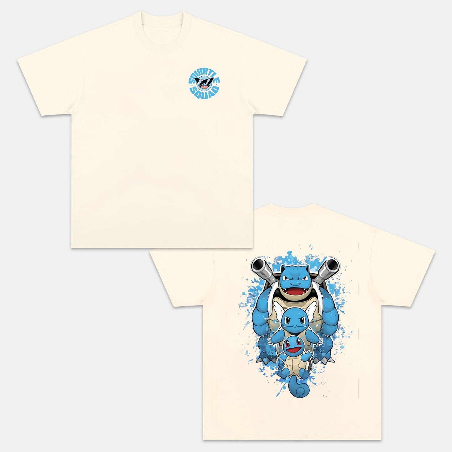 SQUIRTLE UNISEX ANIME INSPIRED VINTAGE T-SHIRT丨POKÉMON-[DS]