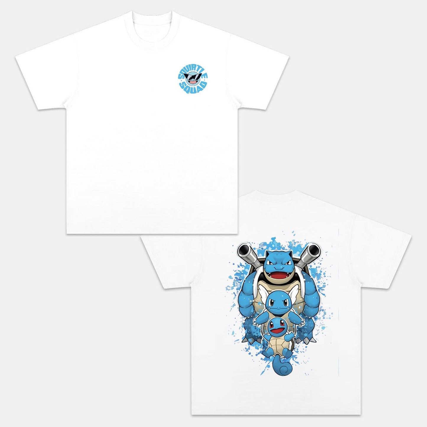 SQUIRTLE UNISEX ANIME INSPIRED VINTAGE T-SHIRT丨POKÉMON-[DS]