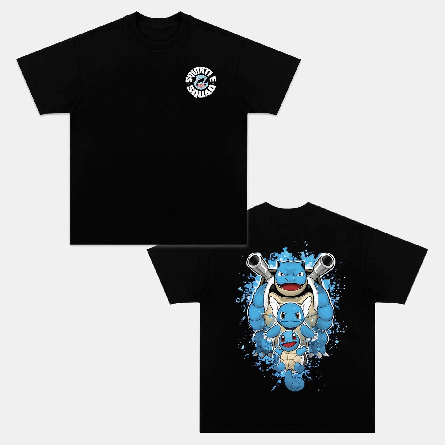 SQUIRTLE UNISEX ANIME INSPIRED VINTAGE T-SHIRT丨POKÉMON-[DS]