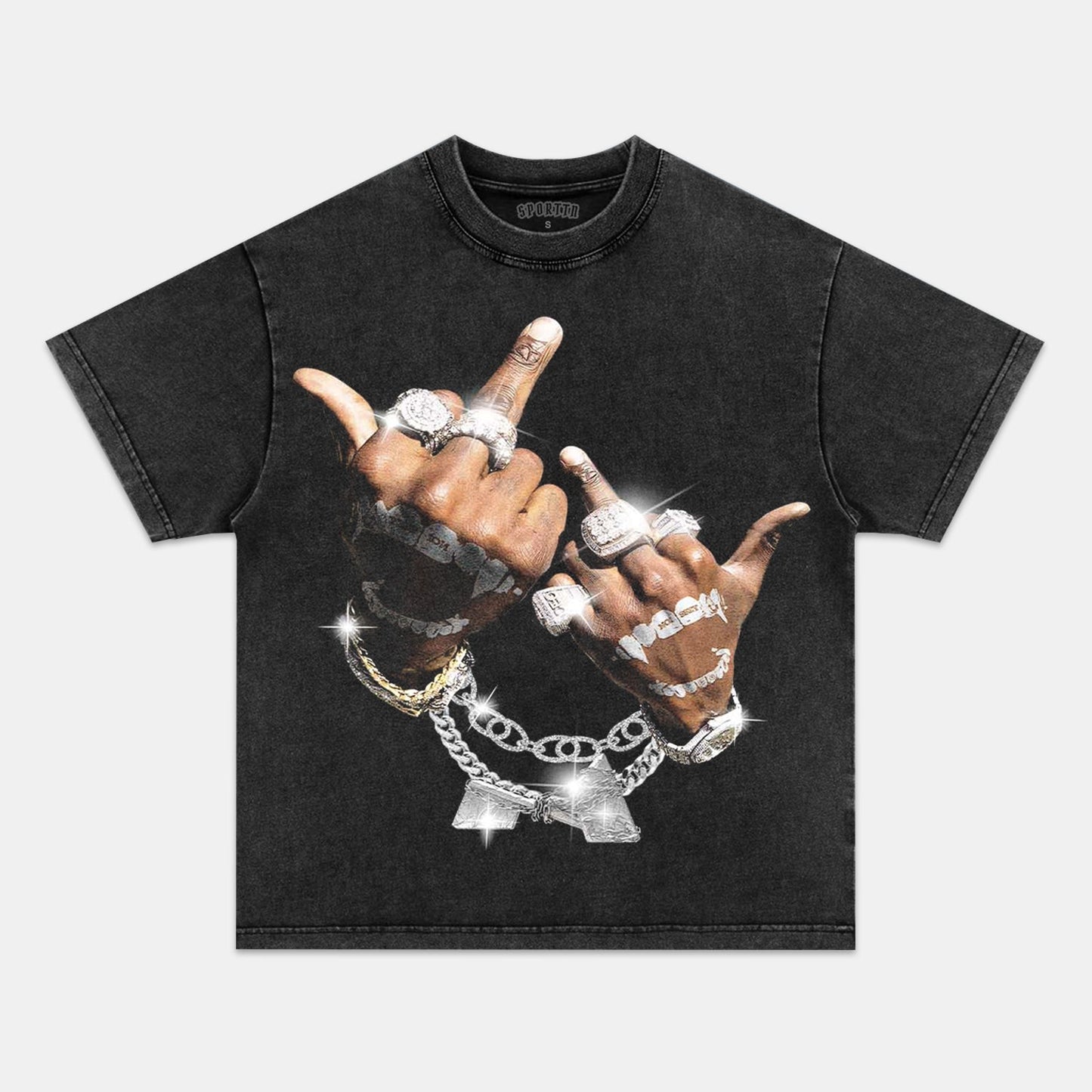 STREET &amp; MIDDLE FINGER TEE