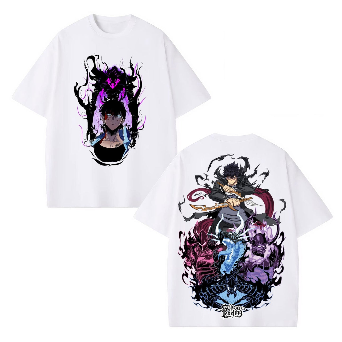 SUNG JIN - WOO UNISEX ANIME INSPIRED VINTAGE TEE-[DS]