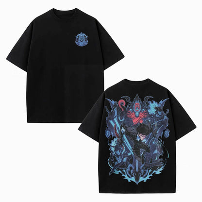 SUNG JIN WOO SOLO LEVELING SHADOW ARMY OVERSIZEDTEE-[DS]