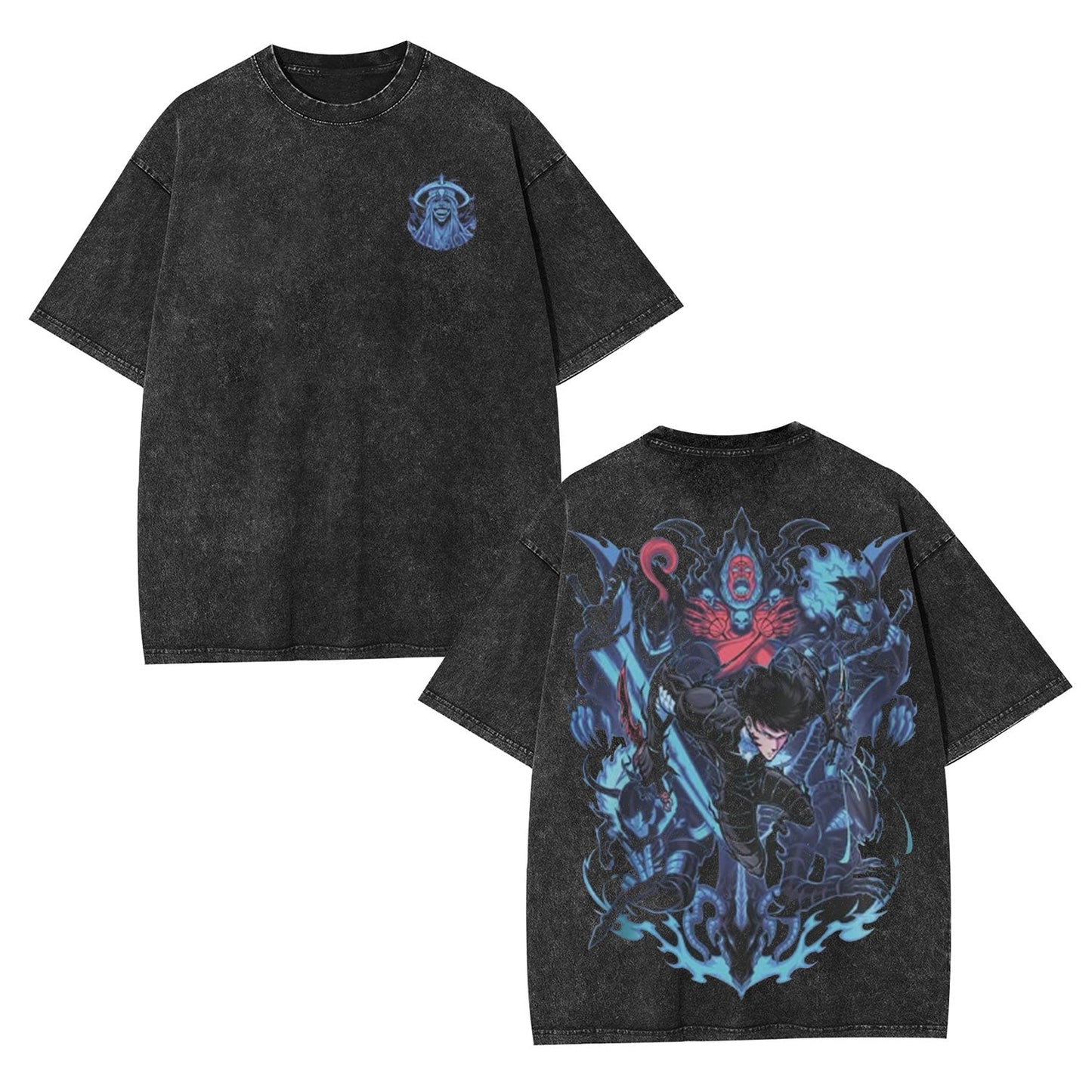 SUNG JIN WOO SOLO LEVELING SHADOW ARMY OVERSIZEDTEE-[DS]