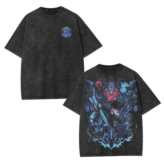 SUNG JIN WOO SOLO LEVELING SHADOW ARMY OVERSIZEDTEE-[DS]