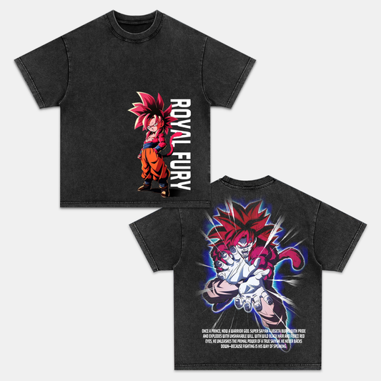 SUPER SAIYAN 4 VEGETA UNISEX ANIME INSPIRED VINTAGE OVERSIZED TEE丨DRAGON BALL-[DS]
