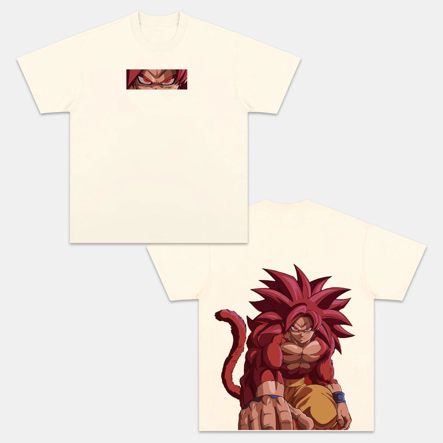 SUPER SAIYAN 4 VEGETA UNISEX ANIME INSPIRED VINTAGE OVERSIZED TEE丨DRAGON BALL-[DS]