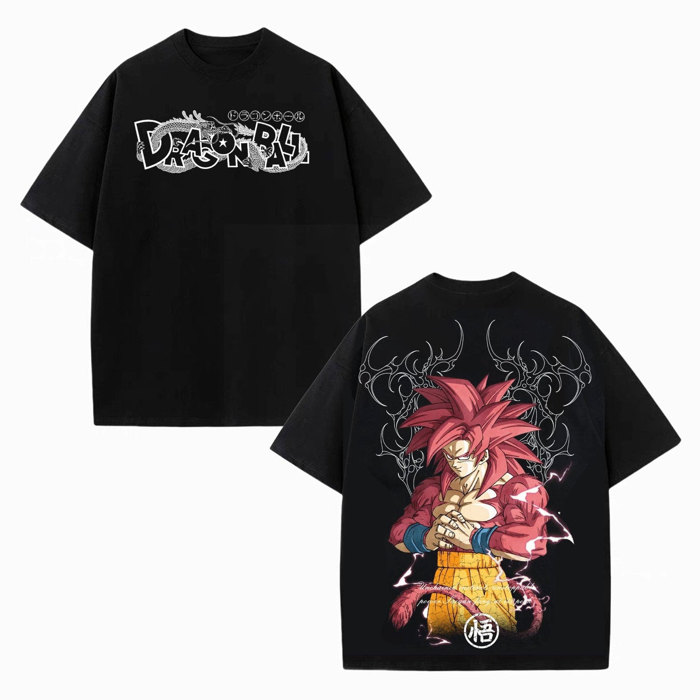 SUPER SAIYAN 4 VINTAGE OVERSIZED TEE  DRAGON BALL GT-[DS]