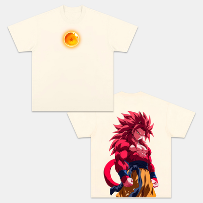SUPER SAIYAN 4 VINTAGE OVERSIZED TEE丨DRAGON BALL GT-[DS]