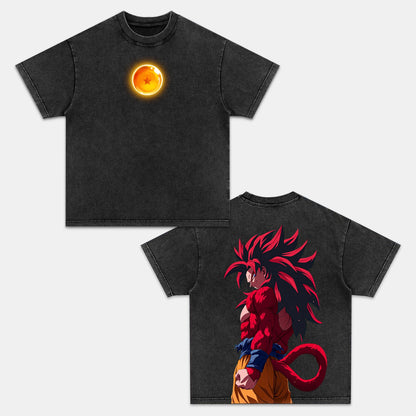 SUPER SAIYAN 4 VINTAGE OVERSIZED TEE丨DRAGON BALL GT-[DS]