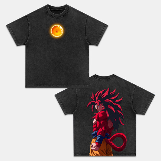 SUPER SAIYAN 4 VINTAGE OVERSIZED TEE丨DRAGON BALL GT-[DS]