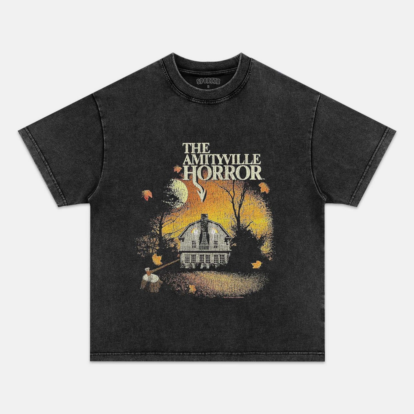 THE AMITYVILLE HORROR PROMO WASHED  T-SHIRT