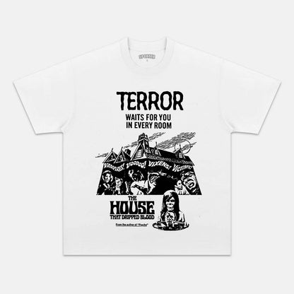 THE HOUSE THAT DRIPPED BLOOD   T-SHIRT