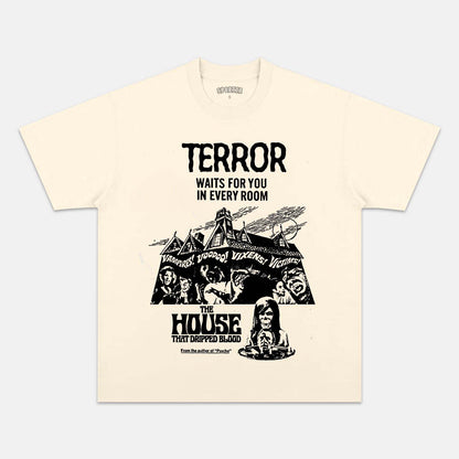 THE HOUSE THAT DRIPPED BLOOD   T-SHIRT