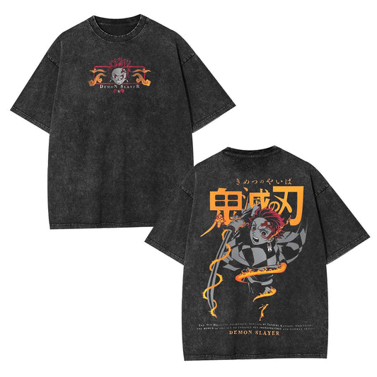 TANJIRO DEMON SLAYER OVERSIZED T-SHIRT-[DS]